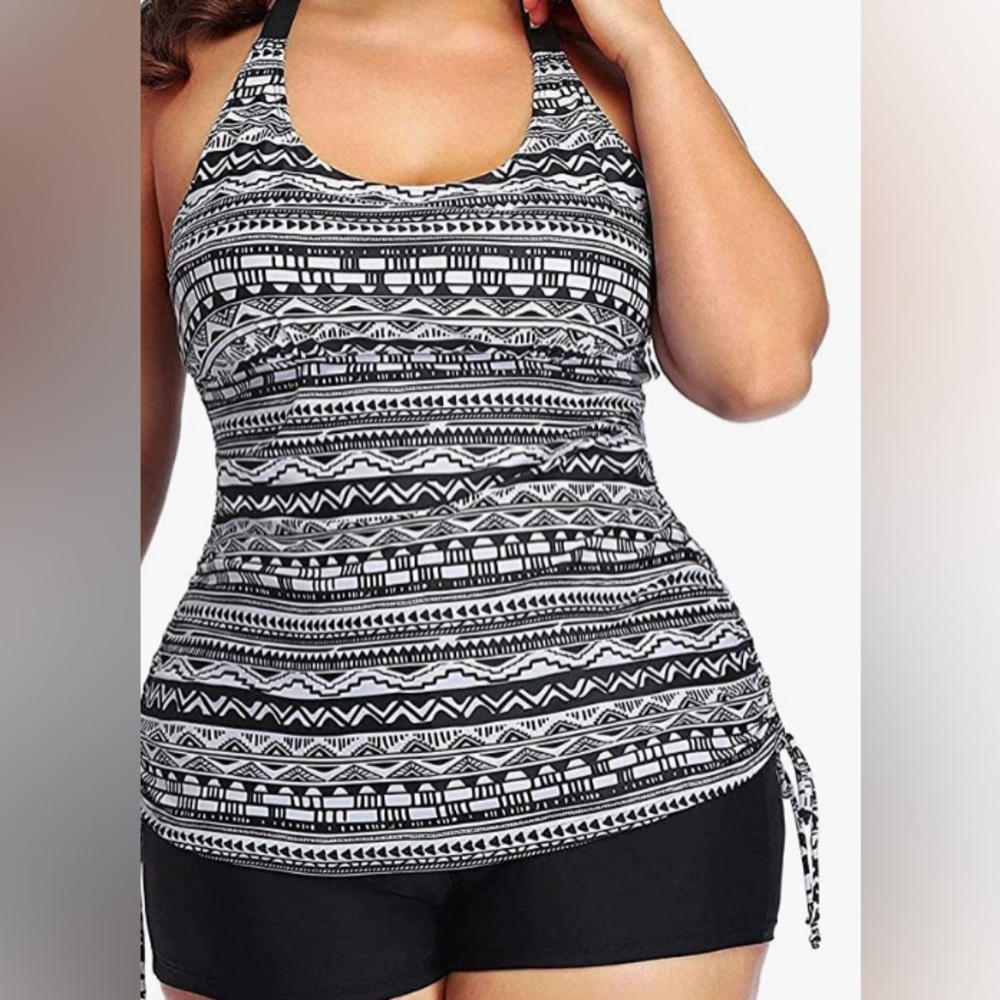 Yonique Tankini Swimsuit Tow pieces